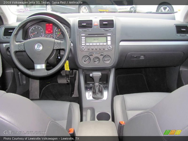 Salsa Red / Anthracite 2009 Volkswagen Jetta SEL Sedan