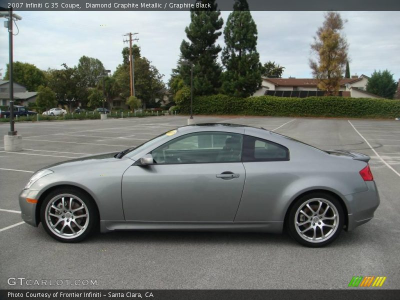 Diamond Graphite Metallic / Graphite Black 2007 Infiniti G 35 Coupe