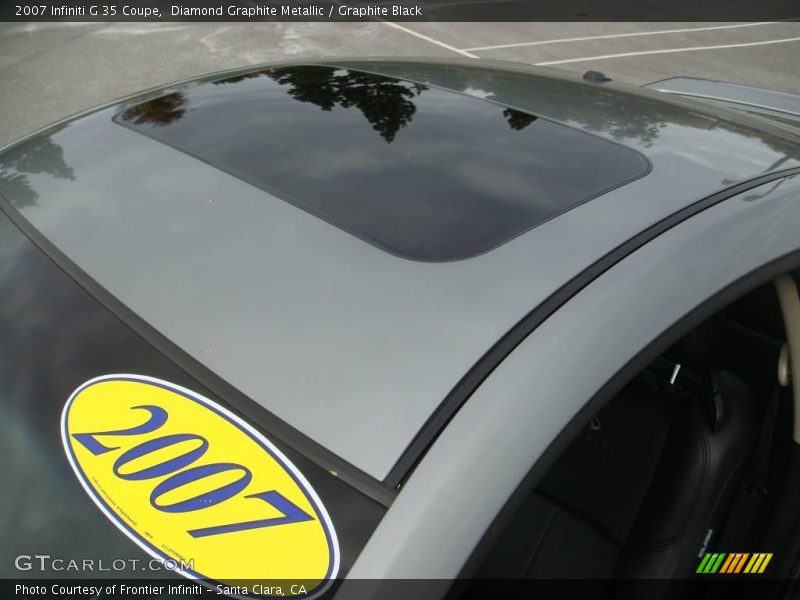 Diamond Graphite Metallic / Graphite Black 2007 Infiniti G 35 Coupe