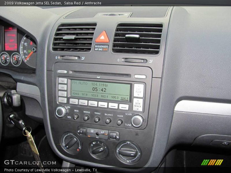 Salsa Red / Anthracite 2009 Volkswagen Jetta SEL Sedan