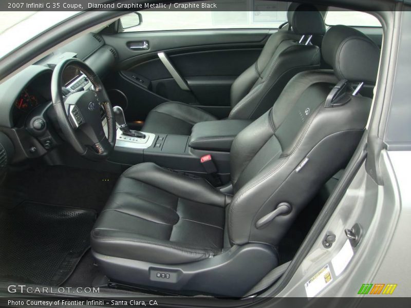 Diamond Graphite Metallic / Graphite Black 2007 Infiniti G 35 Coupe