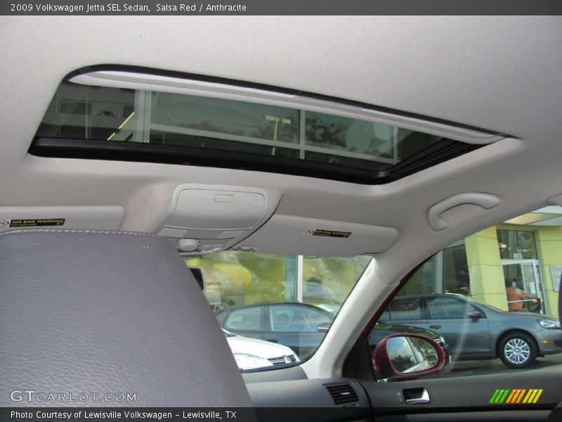 Salsa Red / Anthracite 2009 Volkswagen Jetta SEL Sedan