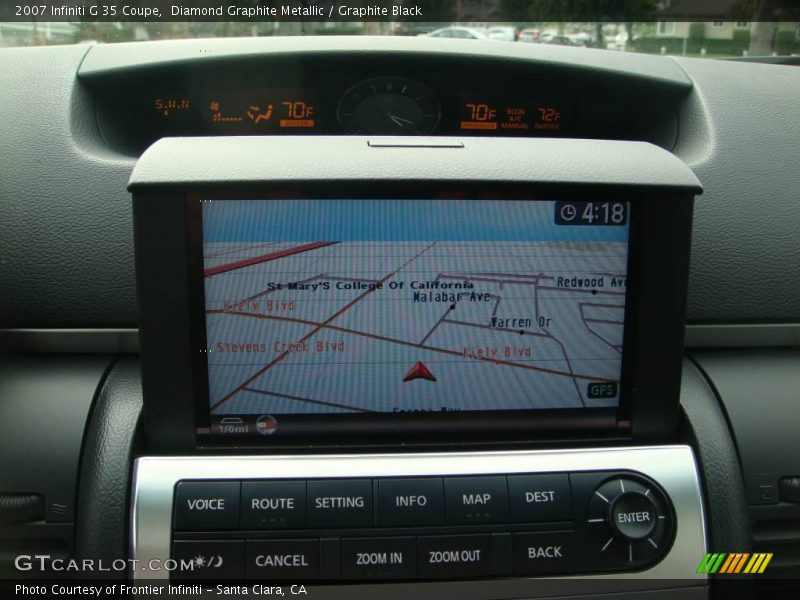 Diamond Graphite Metallic / Graphite Black 2007 Infiniti G 35 Coupe
