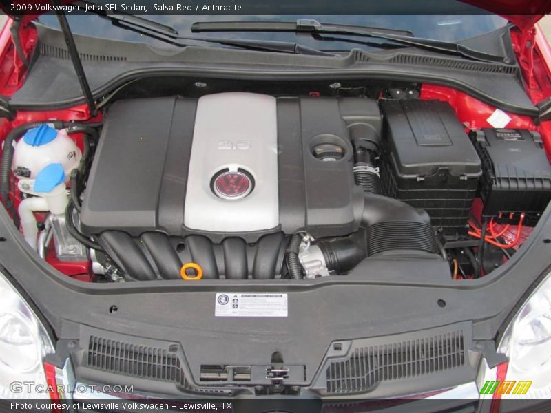 Salsa Red / Anthracite 2009 Volkswagen Jetta SEL Sedan