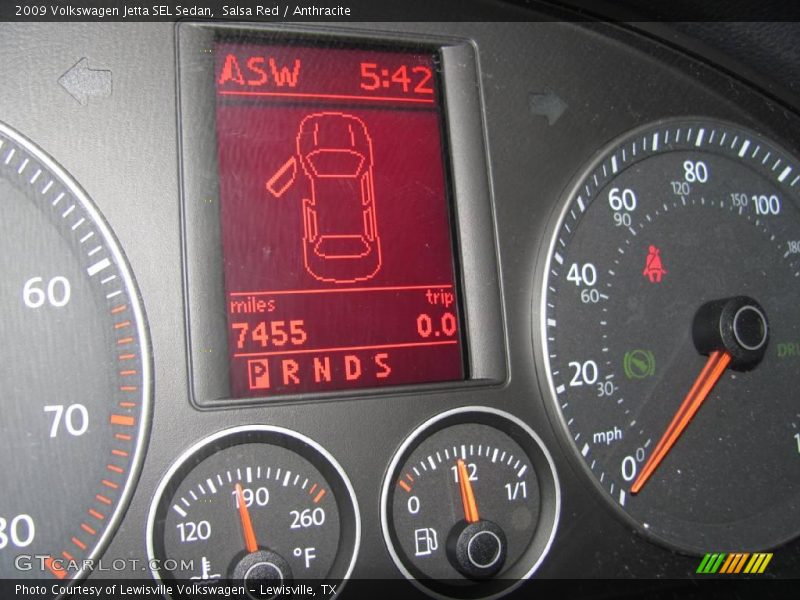 Salsa Red / Anthracite 2009 Volkswagen Jetta SEL Sedan