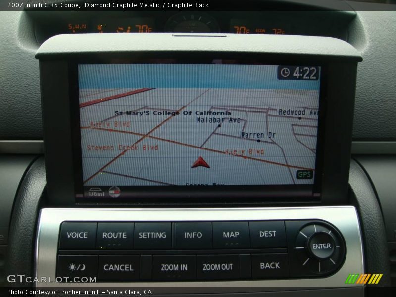 Diamond Graphite Metallic / Graphite Black 2007 Infiniti G 35 Coupe