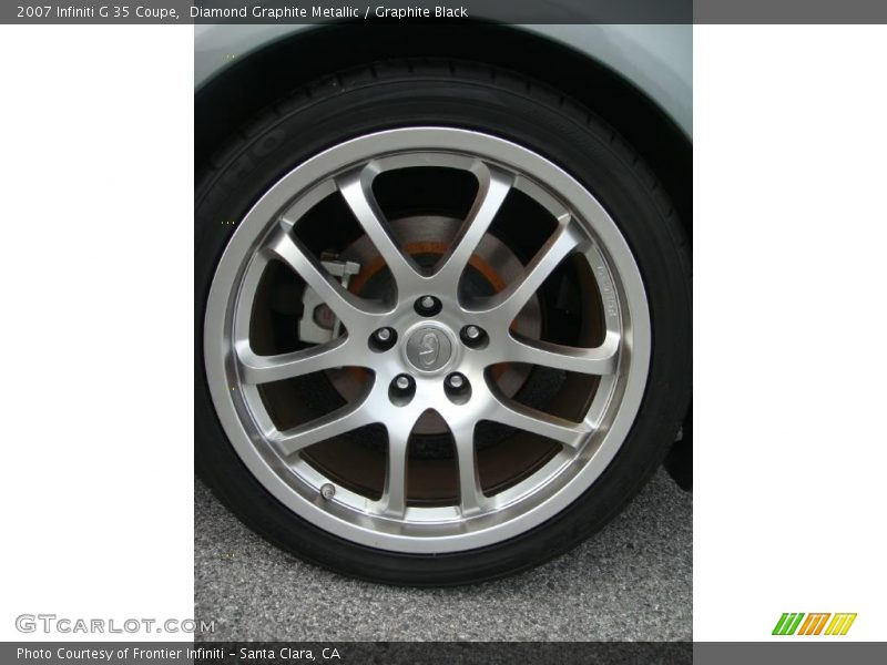 Diamond Graphite Metallic / Graphite Black 2007 Infiniti G 35 Coupe
