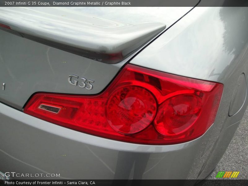 Diamond Graphite Metallic / Graphite Black 2007 Infiniti G 35 Coupe