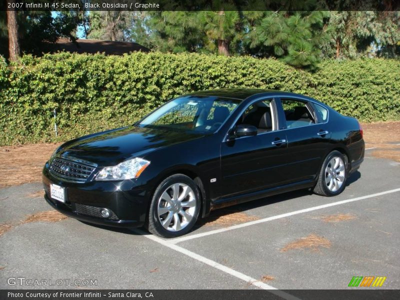 Black Obsidian / Graphite 2007 Infiniti M 45 Sedan