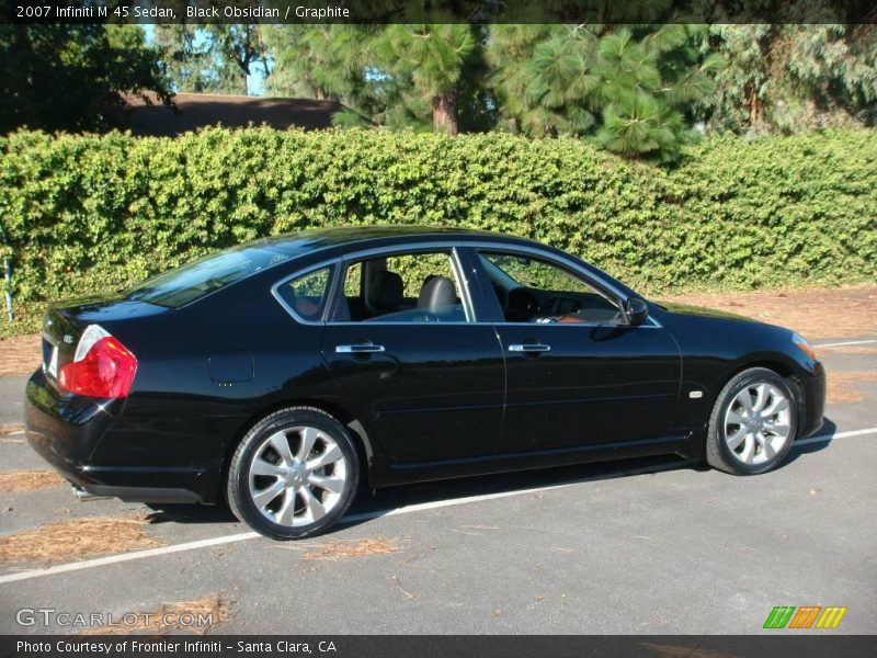 Black Obsidian / Graphite 2007 Infiniti M 45 Sedan