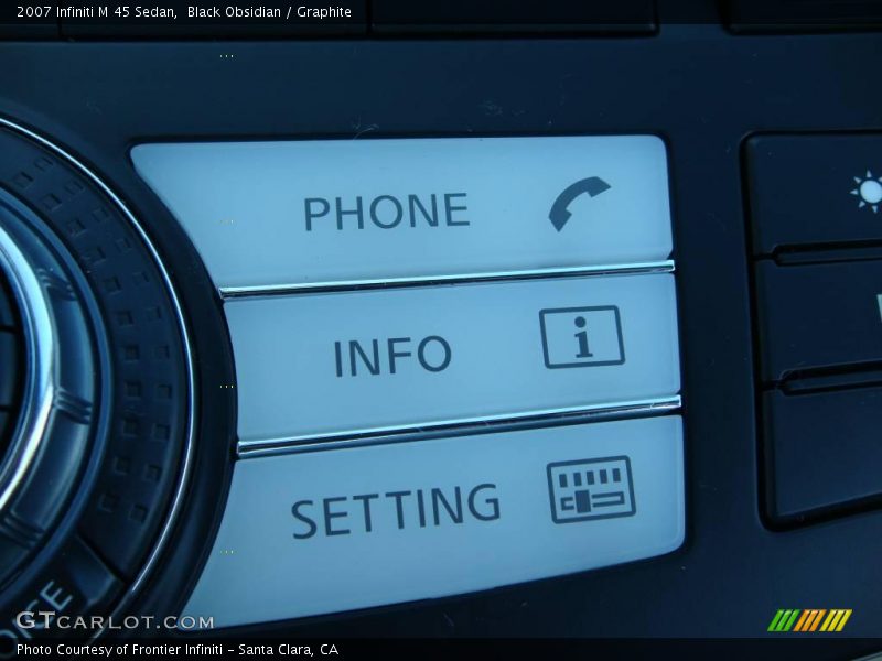 Black Obsidian / Graphite 2007 Infiniti M 45 Sedan