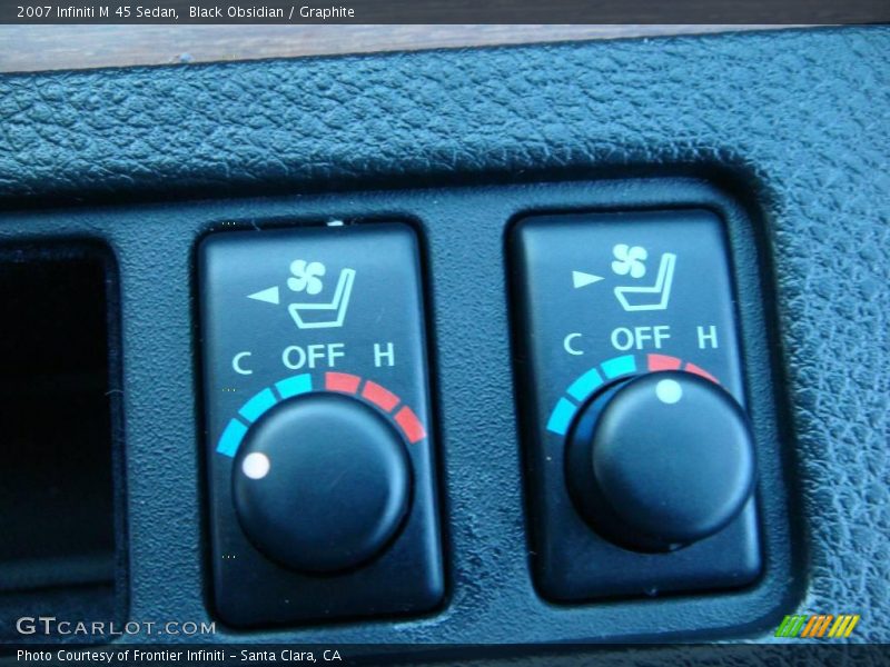 Black Obsidian / Graphite 2007 Infiniti M 45 Sedan