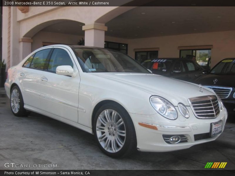 Arctic White / Cashmere 2008 Mercedes-Benz E 350 Sedan