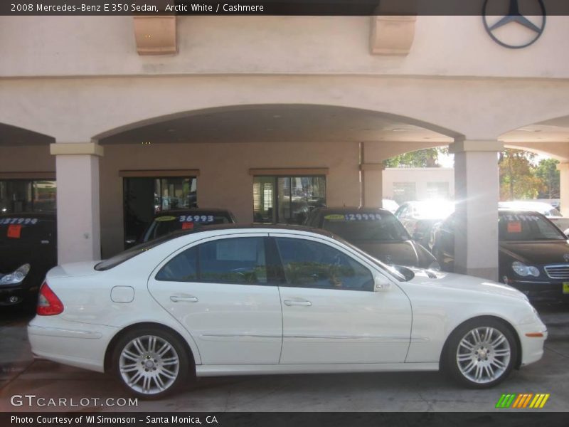 Arctic White / Cashmere 2008 Mercedes-Benz E 350 Sedan