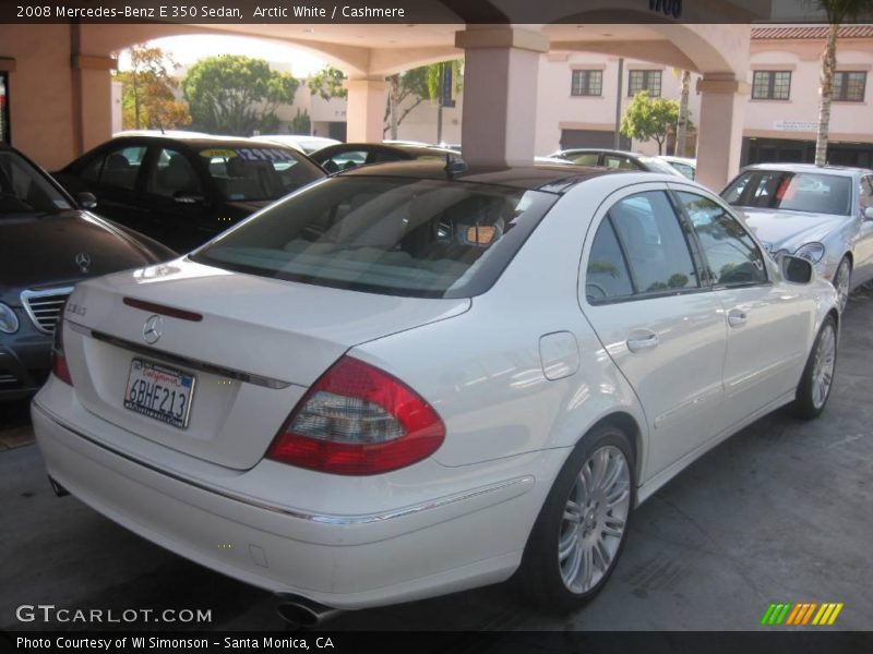 Arctic White / Cashmere 2008 Mercedes-Benz E 350 Sedan