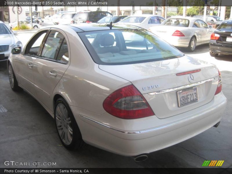 Arctic White / Cashmere 2008 Mercedes-Benz E 350 Sedan