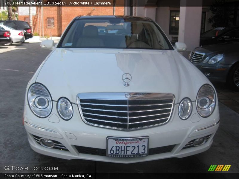 Arctic White / Cashmere 2008 Mercedes-Benz E 350 Sedan