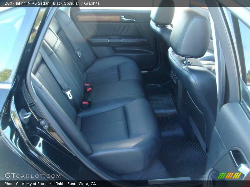 Black Obsidian / Graphite 2007 Infiniti M 45 Sedan