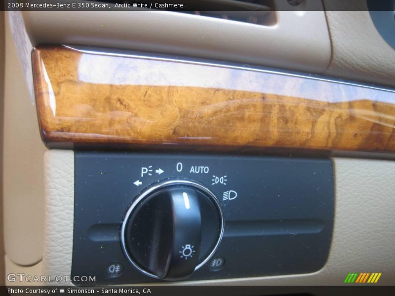 Arctic White / Cashmere 2008 Mercedes-Benz E 350 Sedan