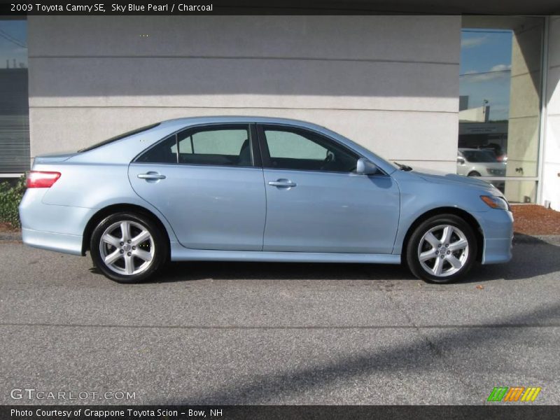 Sky Blue Pearl / Charcoal 2009 Toyota Camry SE