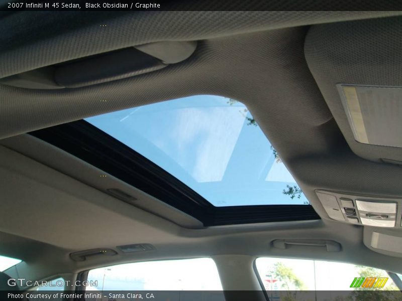 Black Obsidian / Graphite 2007 Infiniti M 45 Sedan