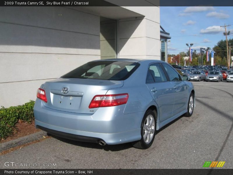 Sky Blue Pearl / Charcoal 2009 Toyota Camry SE