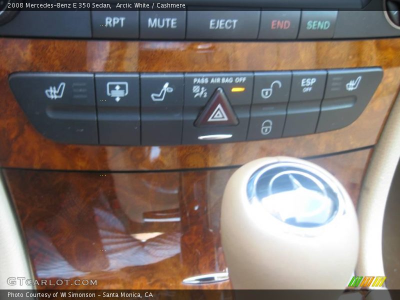 Arctic White / Cashmere 2008 Mercedes-Benz E 350 Sedan