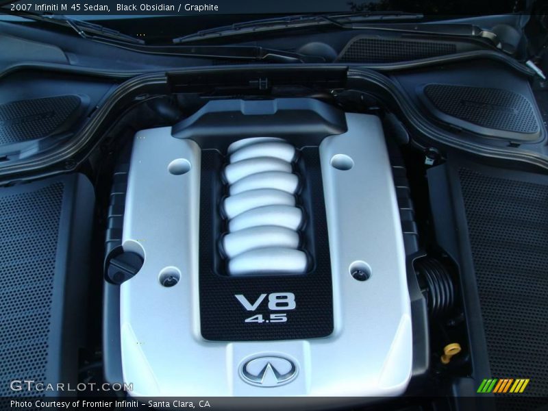 Black Obsidian / Graphite 2007 Infiniti M 45 Sedan