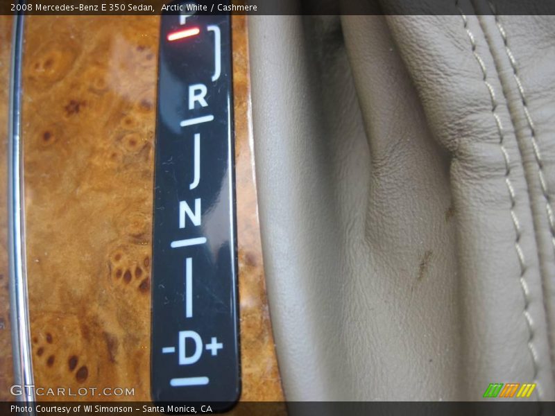 Arctic White / Cashmere 2008 Mercedes-Benz E 350 Sedan