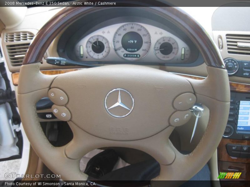 Arctic White / Cashmere 2008 Mercedes-Benz E 350 Sedan