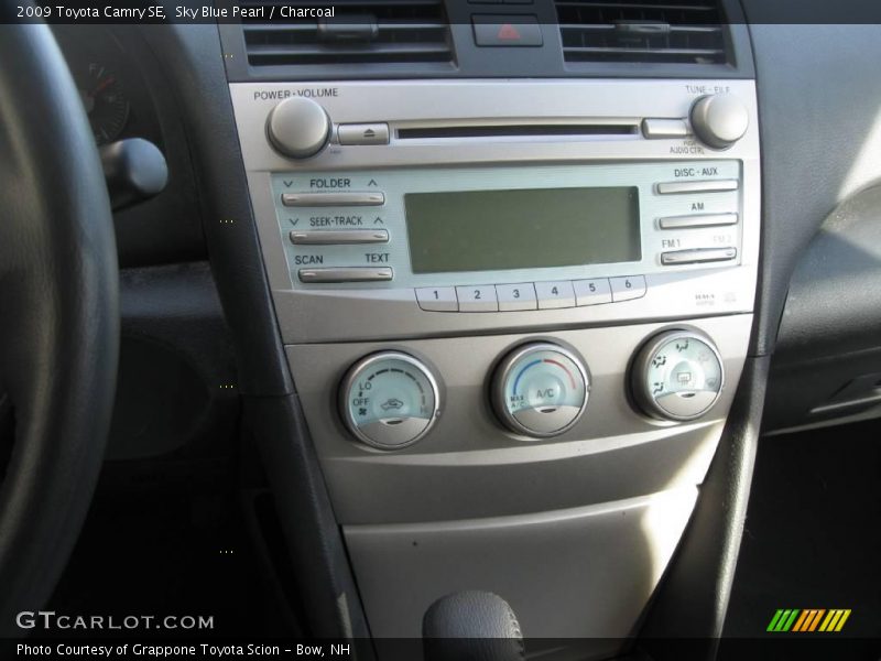 Sky Blue Pearl / Charcoal 2009 Toyota Camry SE