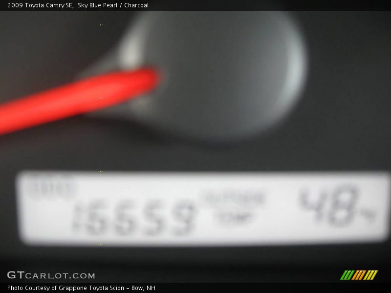 Sky Blue Pearl / Charcoal 2009 Toyota Camry SE