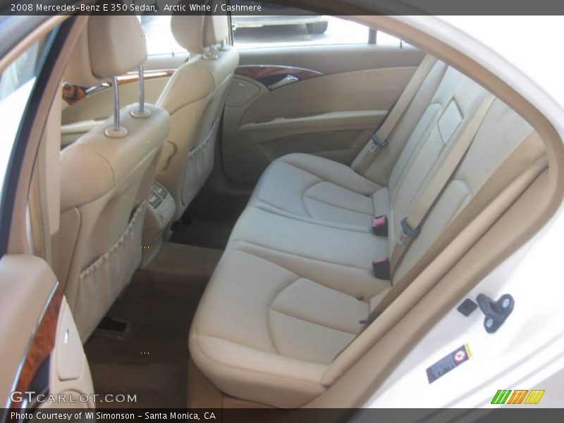 Arctic White / Cashmere 2008 Mercedes-Benz E 350 Sedan