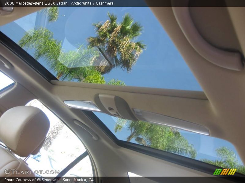 Arctic White / Cashmere 2008 Mercedes-Benz E 350 Sedan