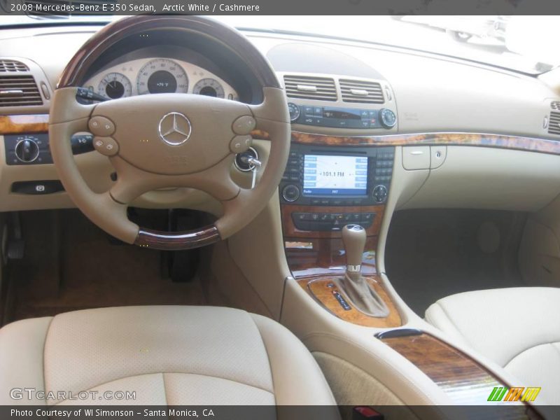 Arctic White / Cashmere 2008 Mercedes-Benz E 350 Sedan