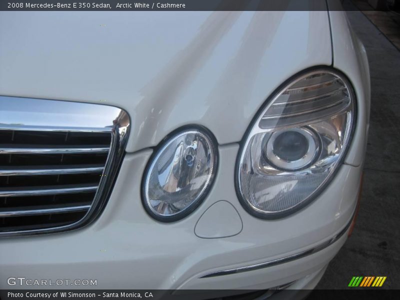 Arctic White / Cashmere 2008 Mercedes-Benz E 350 Sedan