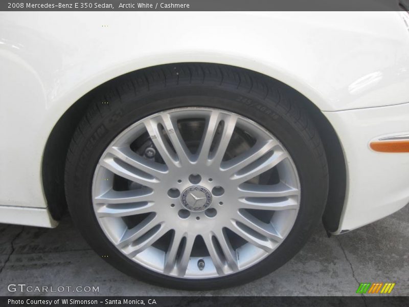 Arctic White / Cashmere 2008 Mercedes-Benz E 350 Sedan