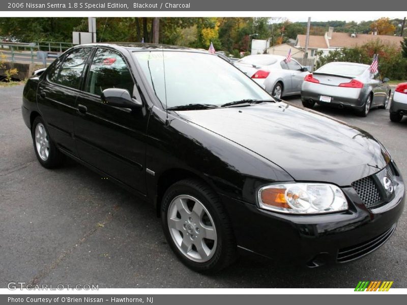 Blackout / Charcoal 2006 Nissan Sentra 1.8 S Special Edition