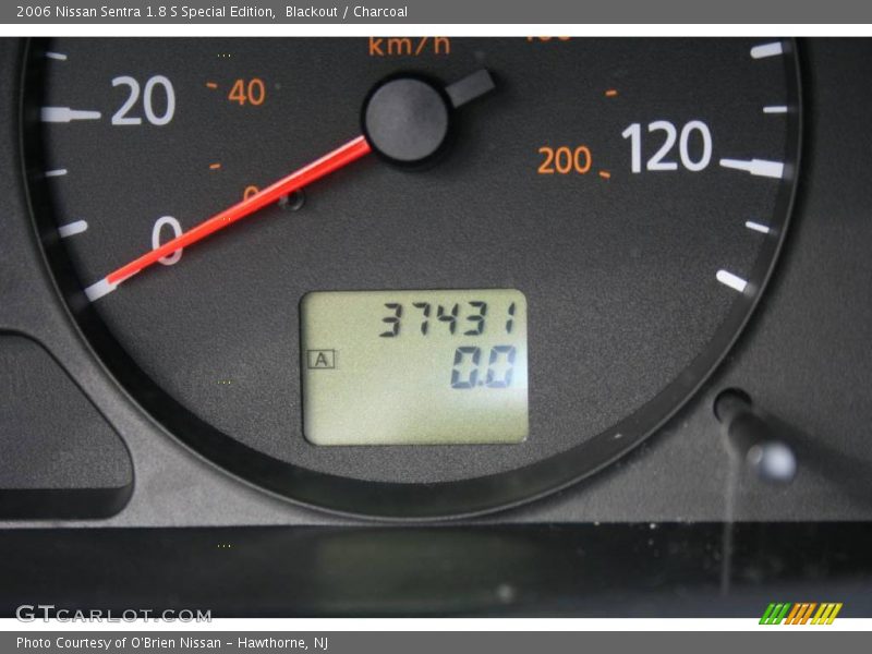 Blackout / Charcoal 2006 Nissan Sentra 1.8 S Special Edition