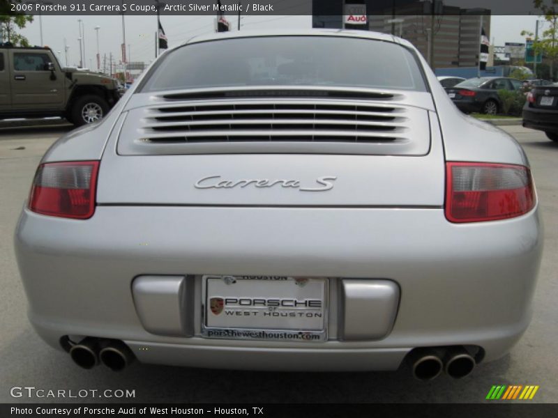 Arctic Silver Metallic / Black 2006 Porsche 911 Carrera S Coupe