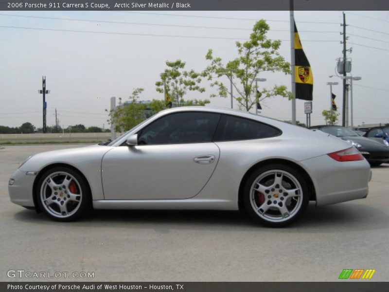 Arctic Silver Metallic / Black 2006 Porsche 911 Carrera S Coupe
