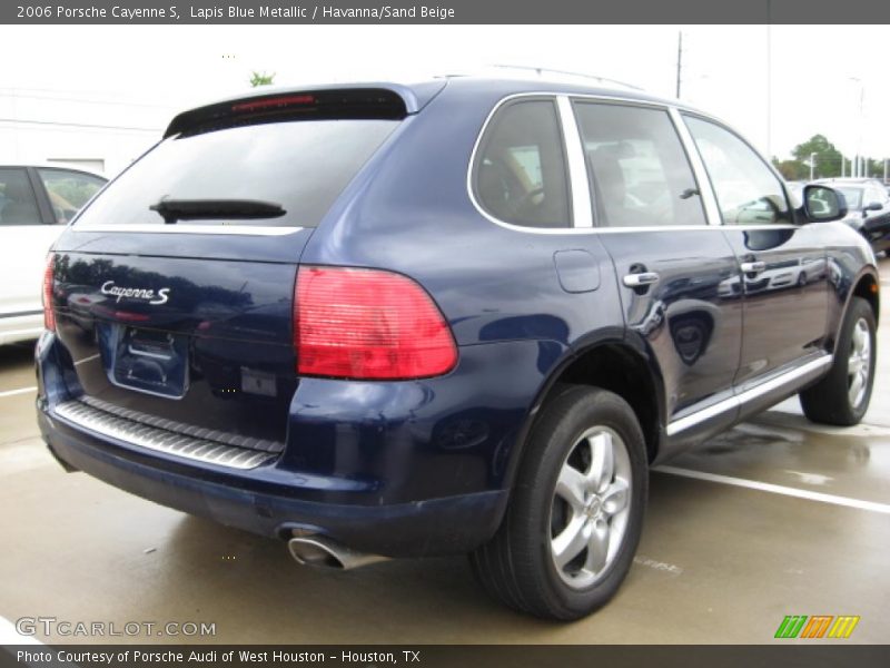 Lapis Blue Metallic / Havanna/Sand Beige 2006 Porsche Cayenne S