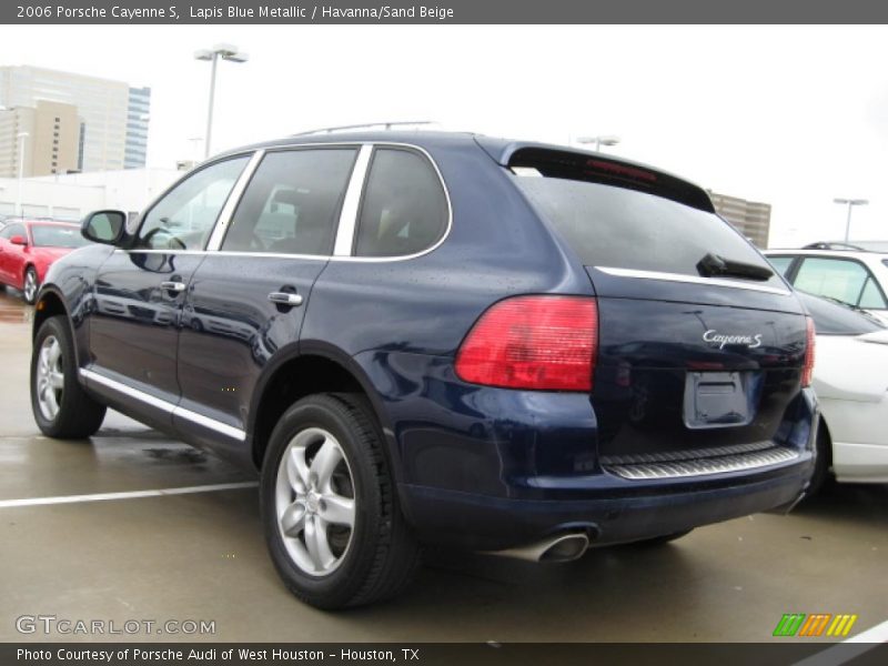 Lapis Blue Metallic / Havanna/Sand Beige 2006 Porsche Cayenne S