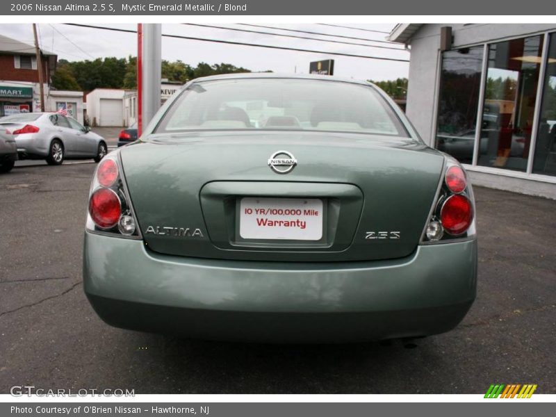 Mystic Emerald Metallic / Blond 2006 Nissan Altima 2.5 S