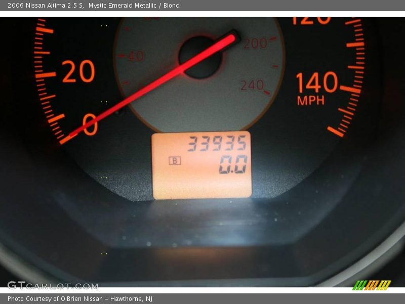 Mystic Emerald Metallic / Blond 2006 Nissan Altima 2.5 S