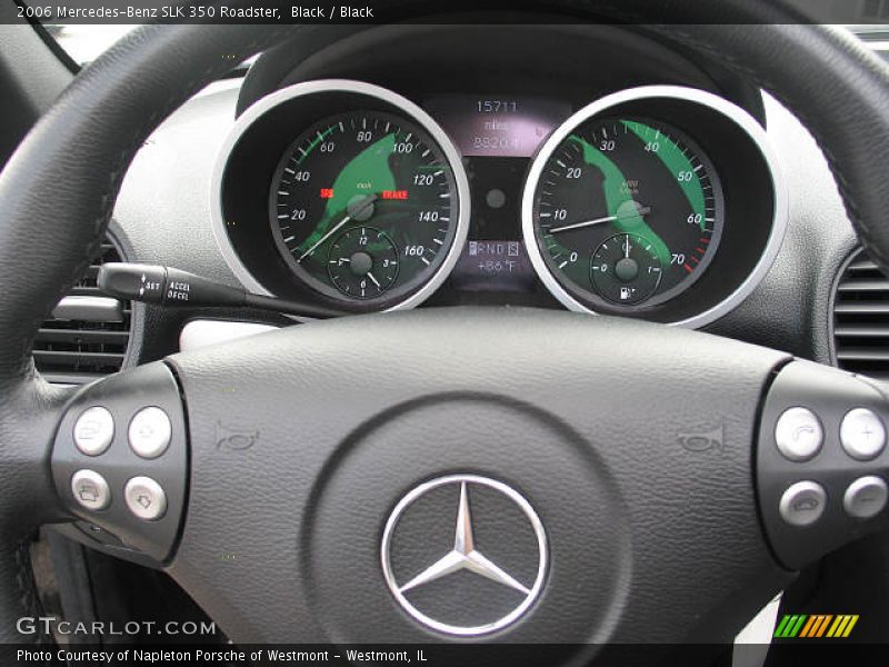 Black / Black 2006 Mercedes-Benz SLK 350 Roadster