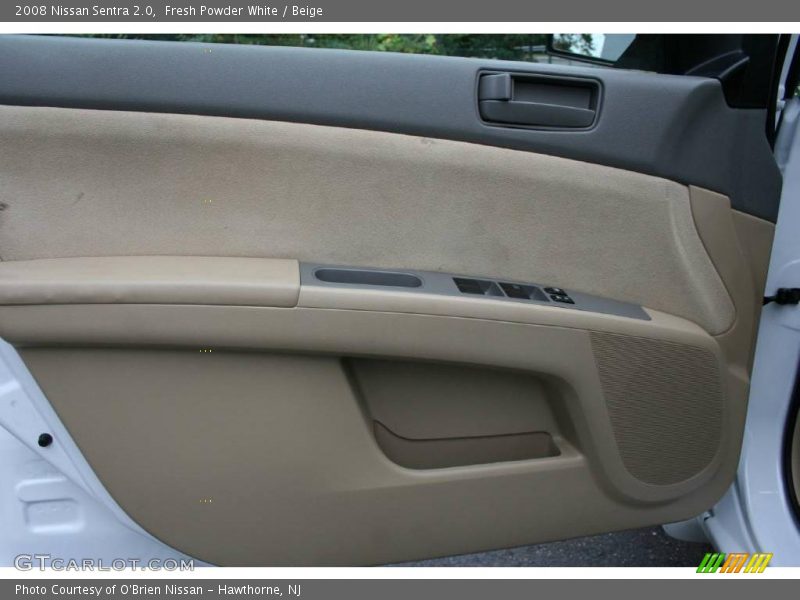 Fresh Powder White / Beige 2008 Nissan Sentra 2.0