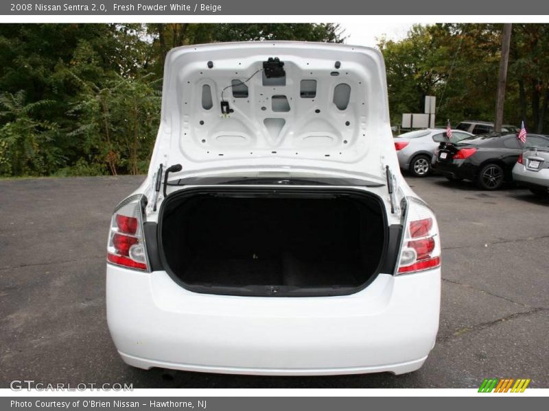 Fresh Powder White / Beige 2008 Nissan Sentra 2.0