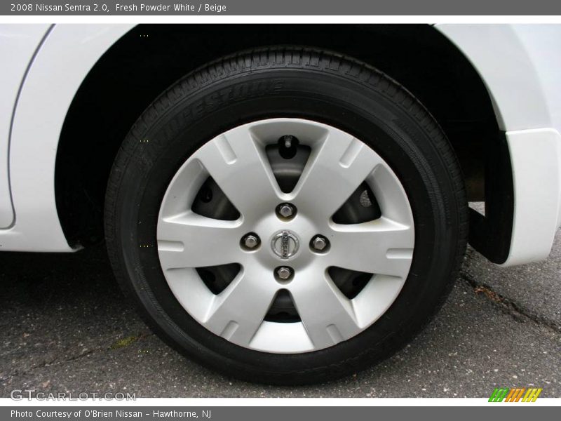 Fresh Powder White / Beige 2008 Nissan Sentra 2.0