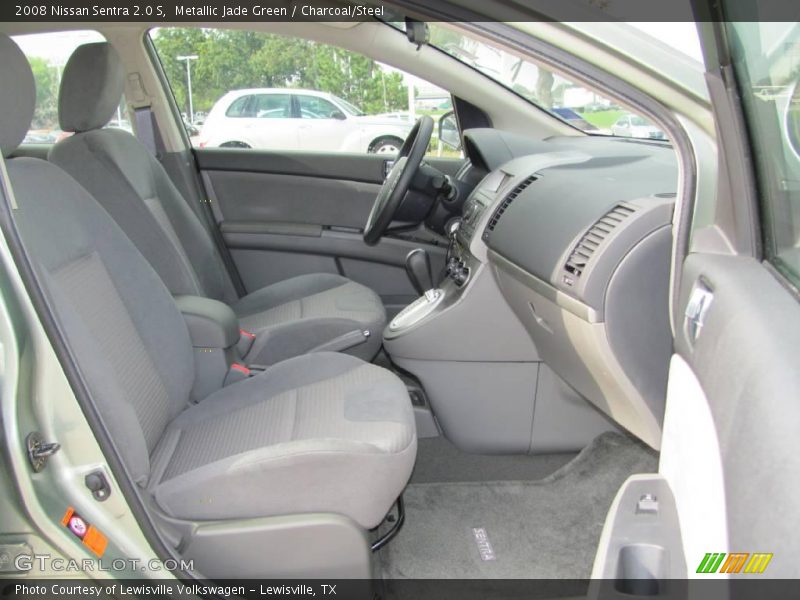 Metallic Jade Green / Charcoal/Steel 2008 Nissan Sentra 2.0 S
